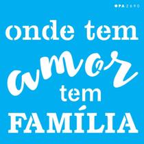 Stencil Opa 14 X 14 cm - Onde Tem Amor - 2690 Stencil Opa 14 X 14 cm - Onde Tem Amor - 2690