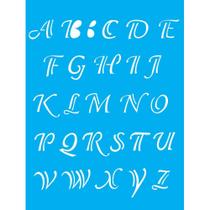 Stencil Opa 15 X 20 cm - Alfabeto Clássico - 299 Stencil Opa 15 X 20 cm - Alfabeto Clássico - 299