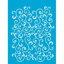 Stencil Opa 15 X 20 cm - Arabesco Folha - 1063 Stencil Opa 15 X 20 cm - Arabesco Folha - 1063