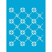 Stencil Opa 15 X 20 cm - Cerca Flores - 244 Stencil Opa 15 X 20 cm - Cerca Flores - 244