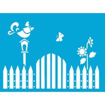 Stencil Opa 15 X 20 cm - Cerca Galinha - 1062 Stencil Opa 15 X 20 cm - Cerca Galinha - 1062