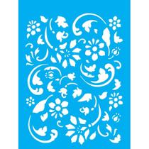 Stencil Opa 15 X 20 cm - Estamparia Floral II - 1006