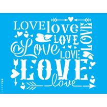 Stencil Opa 15 X 20 cm - Estamparia Love - 3257 Stencil Opa 15 X 20 cm - Estamparia Love - 3257