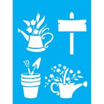 Stencil Opa 15 X 20 cm - Jardinagem - 1013