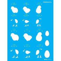 Stencil Opa 15 X 20 Cm - Pintinho - 3201 Stencil Opa 15 X 20 Cm - Pintinho - 3201