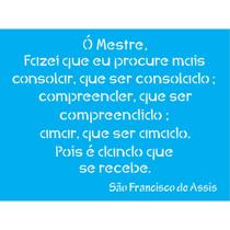 Stencil Opa 15 X 20 cm - Religião Oração São Francisco - 2176