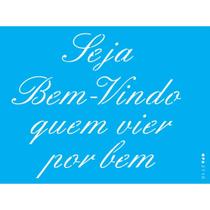 Stencil Opa 15 X 20 cm - Seja Bem-Vindo - 2710