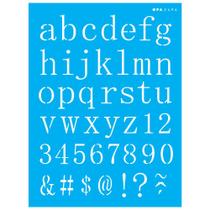 Stencil Opa 15x20 Alfabeto Minúsculo 2496