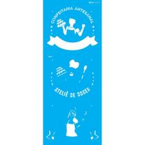 Stencil Opa 17 x 42 cm - Culinária Cozinheira I - 3095