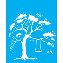 Stencil Opa 20 x 25 cm - Árvore - 2260