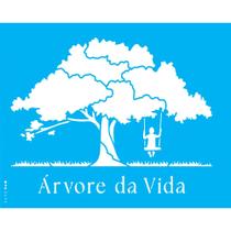 Stencil Opa 20 x 25 cm - Árvore da Vida I - 3493