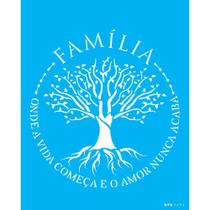 Stencil Opa 20 x 25 cm - Árvore da Vida II - 3494