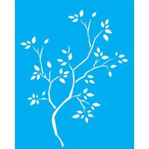 Stencil Opa 20 x 25 cm - Árvore Seca - 1235