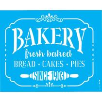 Stencil Opa 20 x 25 cm - Bakery Fresh Baked - 3177