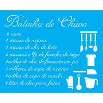 Stencil Opa 20 x 25 cm - Bolinho de Chuva - 1402 Stencil Opa 20 x 25 cm - Bolinho de Chuva - 1402