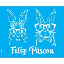 Stencil Opa 20 x 25 cm - Coelha e Coelho - 3485