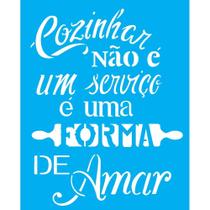 Stencil Opa 20 x 25 cm - Cozinhar - 2184 Stencil Opa 20 x 25 cm - Cozinhar - 2184