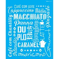 Stencil Opa 20 x 25 cm - Estamparia Café - 2849 Stencil Opa 20 x 25 cm - Estamparia Café - 2849