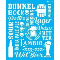 Stencil Opa 20 x 25 cm - Estamparia Cervejas - 3020 Stencil Opa 20 x 25 cm - Estamparia Cervejas - 3020
