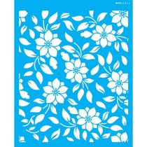 Stencil Opa 20 X 25 cm - Estamparia Flores do Campo I - 2852