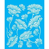 Stencil Opa 20 x 25 cm - Estamparia Flores Gérberas - 3501 Stencil Opa 20 x 25 cm - Estamparia Flores Gérberas - 3501