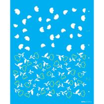 Stencil Opa 20 x 25 cm - Estamparia : Flores Micro I - 3354