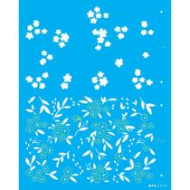 Stencil Opa 20 x 25 cm - Estamparia : Flores Micro II - 3355