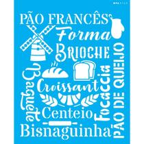 Stencil Opa 20 x 25 cm - Estamparia Pães - 3169 Stencil Opa 20 x 25 cm - Estamparia Pães - 3169