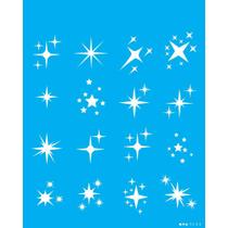 Stencil Opa 20 x 25 cm - Estrelas Natalinas - 3293 Stencil Opa 20 x 25 cm - Estrelas Natalinas - 3293