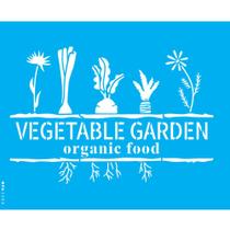 Stencil Opa 20 x 25 cm - Farmhouse Vegetable Garden - 3388