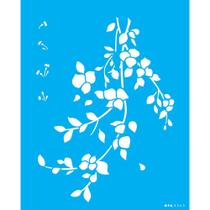 Stencil Opa 20 x 25 cm - Galho Bougainvillea - 3363