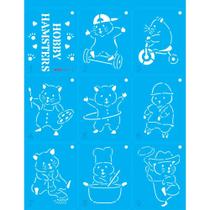 Stencil Opa 20 x 25 cm - Hobby Hamsters - 3712 Stencil Opa 20 x 25 cm - Hobby Hamsters - 3712
