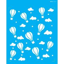 Stencil Opa 20 x 25 cm - Infantil Balões - 2863