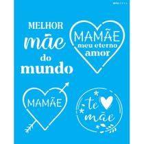 Stencil Opa 20 x 25 cm - Mãe - 2856