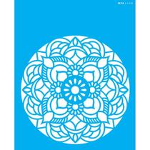 Stencil Opa 20 x 25 cm - Mandala Flor Redonda - 2460 Stencil Opa 20 x 25 cm - Mandala Flor Redonda - 2460