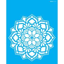 Stencil Opa 20 x 25 cm - Mandala Flor Renda - 2461