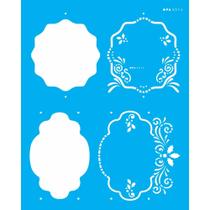 Stencil Opa 20 x 25 cm - Molduras Natalinas - 3014