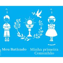 Stencil Opa 20 x 25 cm - Religião Batizado E Comunhão - 3552