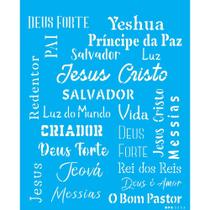 Stencil Opa 20 x 25 cm - Religião Estamparia Filho De Deus - 3553 Stencil Opa 20 x 25 cm - Religião Estamparia Filho De Deus - 3553