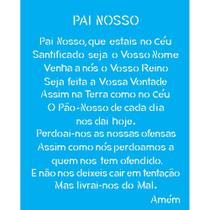 Stencil Opa 20 x 25 cm - Religião Oração Pai Nosso - 1831