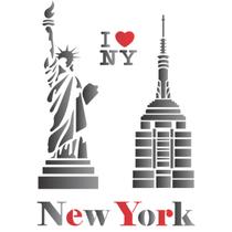 Stencil OPA 20x25 1162 Cidade New York