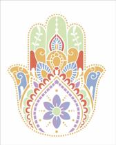 Stencil Opa 20x25 - 3445 - Religião Mão De Fátima