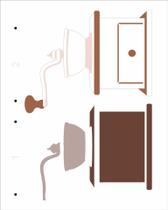 Stencil OPA 20x25 cm - 3397 - MOEDOR DE CAFE ANTIGO Stencil OPA 20x25 cm - 3397 - MOEDOR DE CAFE ANTIGO