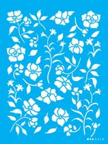 Stencil OPA 3348 - 15x20 cm- ESTAMPARIA FLORAL III Stencil OPA 3348 - 15x20 cm- ESTAMPARIA FLORAL III