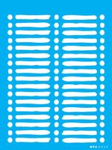 Stencil OPA 3349 - 15x20 cm ESTAMPARIA LISTRAS IRREGULARES