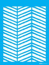 Stencil OPA 3351 - 15x20 cm - ESTAMPARIA ZIGUE-ZAGUE IRREGULARES Stencil OPA 3351 - 15x20 cm - ESTAMPARIA ZIGUE-ZAGUE IRREGULARES