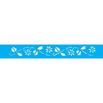 Stencil Opa 4 X 30 cm - Flores Margaridas I - 194 Stencil Opa 4 X 30 cm - Flores Margaridas I - 194