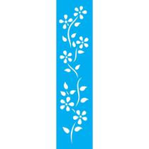 Stencil Opa 6 X 30 cm - Ramo Margaridas - 799