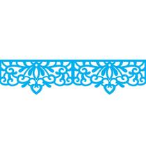 Stencil Opa 6 X 30 cm - Renda Arabesco Flor - 2410