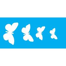 Stencil Opa 7 x 15 cm - Borboleta - 1947